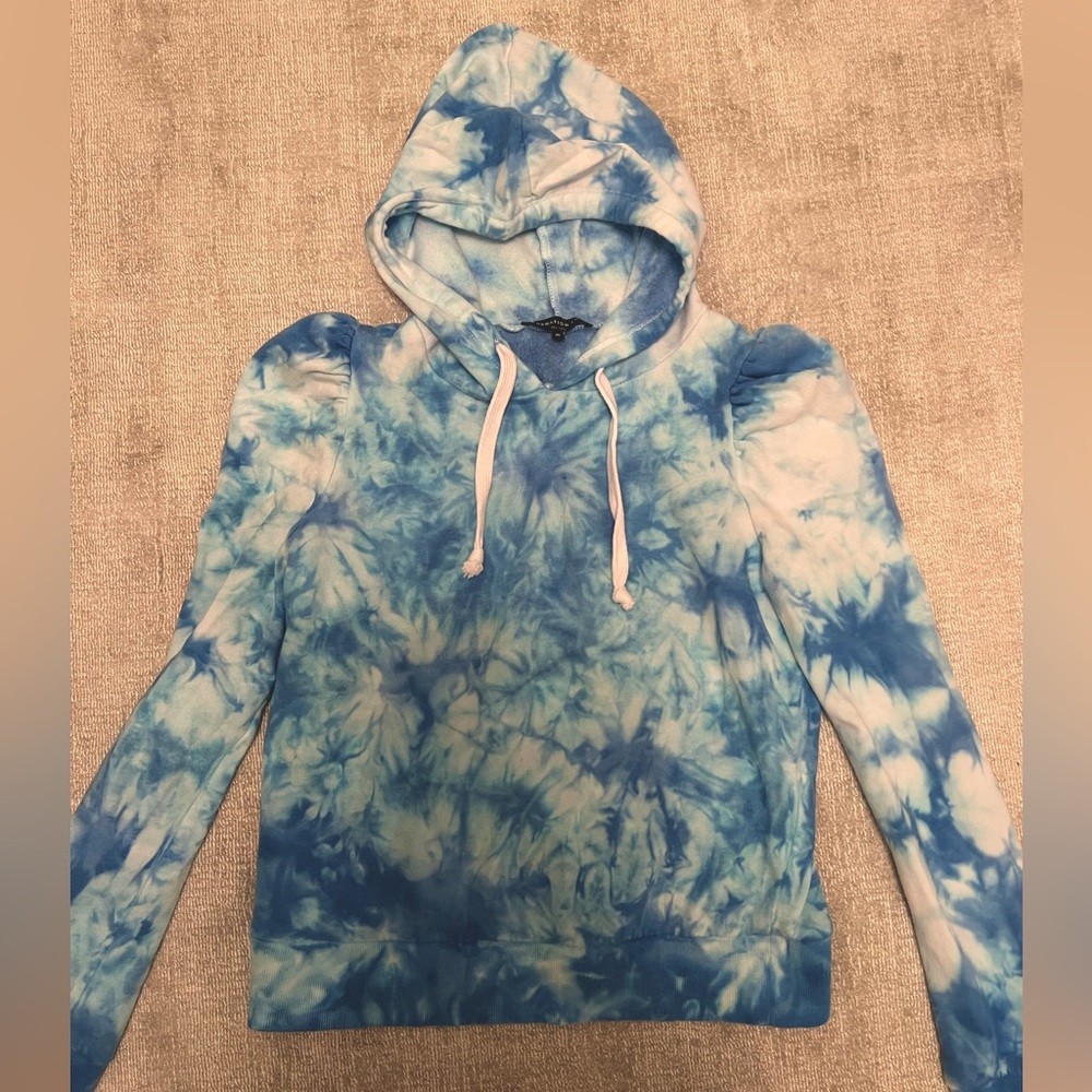 Generation Love Puff Sleeve Tie Dye Sweatshirt